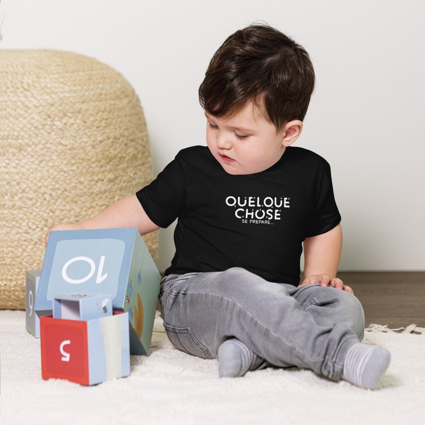 T-shirt à Manches Courtes pour Enfant en Bas Âge