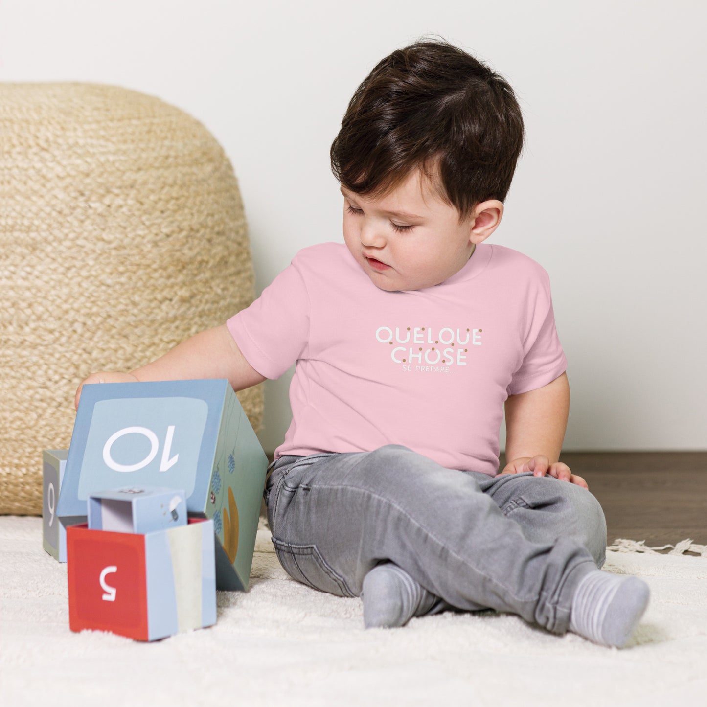 T-shirt à Manches Courtes pour Enfant en Bas Âge